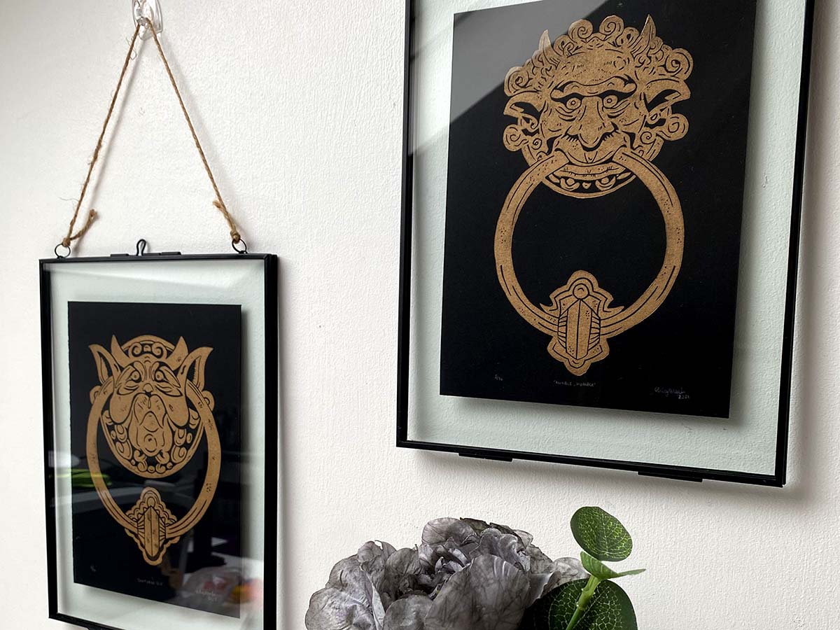 Doorknockers - Limited Edition Linocut Set