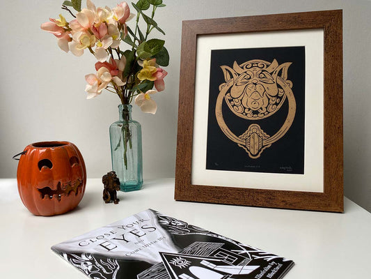 Can't Hear You - Limited Edition - Linocut Print