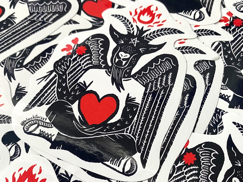 Baphomet Vinyl Sticker