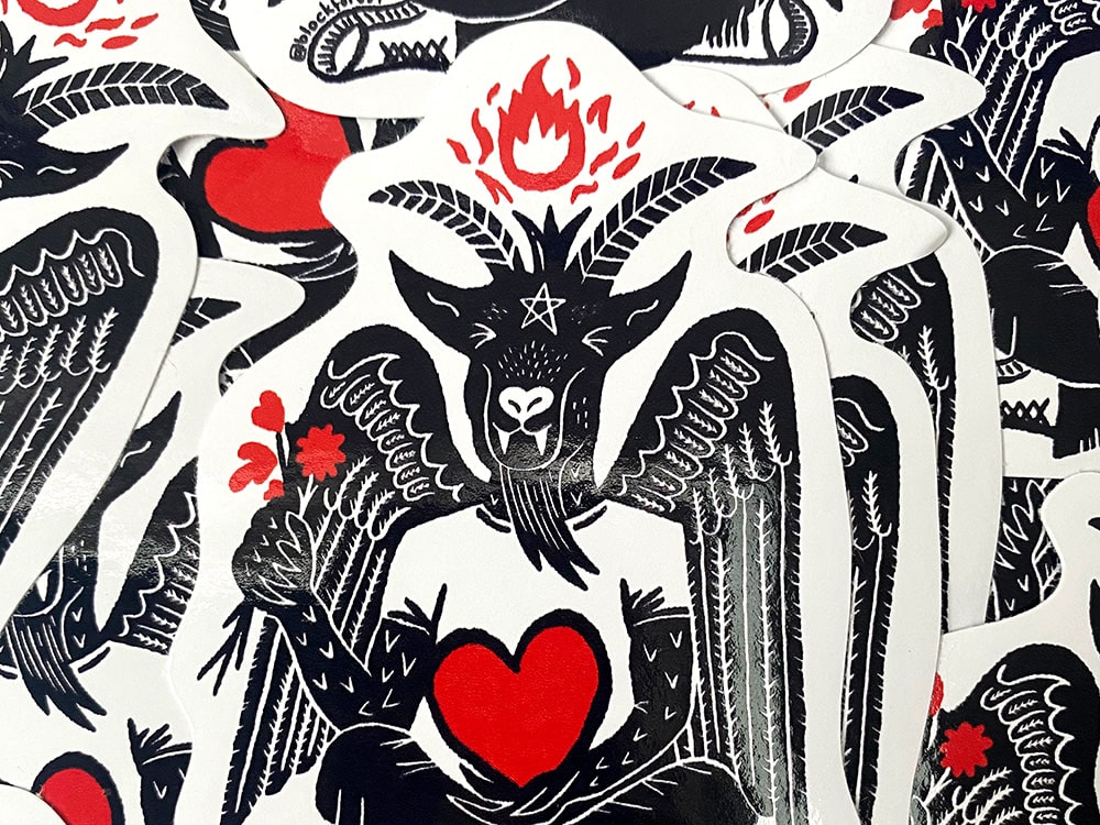 Baphomet Vinyl Sticker