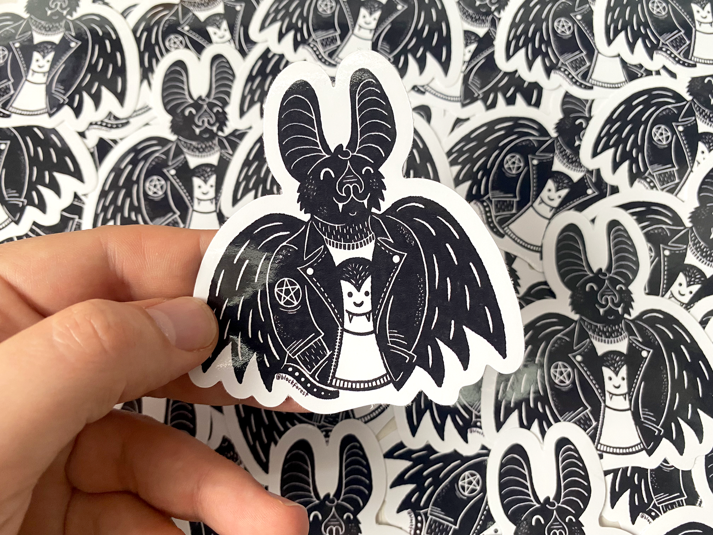 Vampire Bat Vinyl Sticker