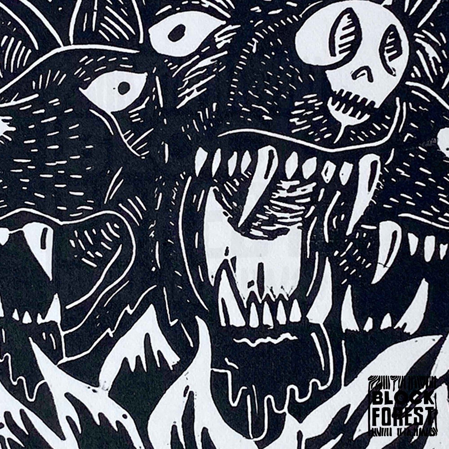 HellHound - Open Edition - Linocut Print