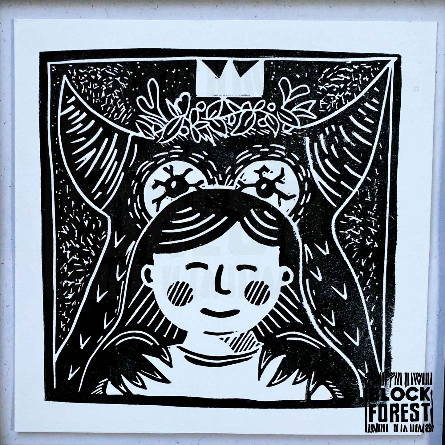 Changeling-Folklore-Linocut