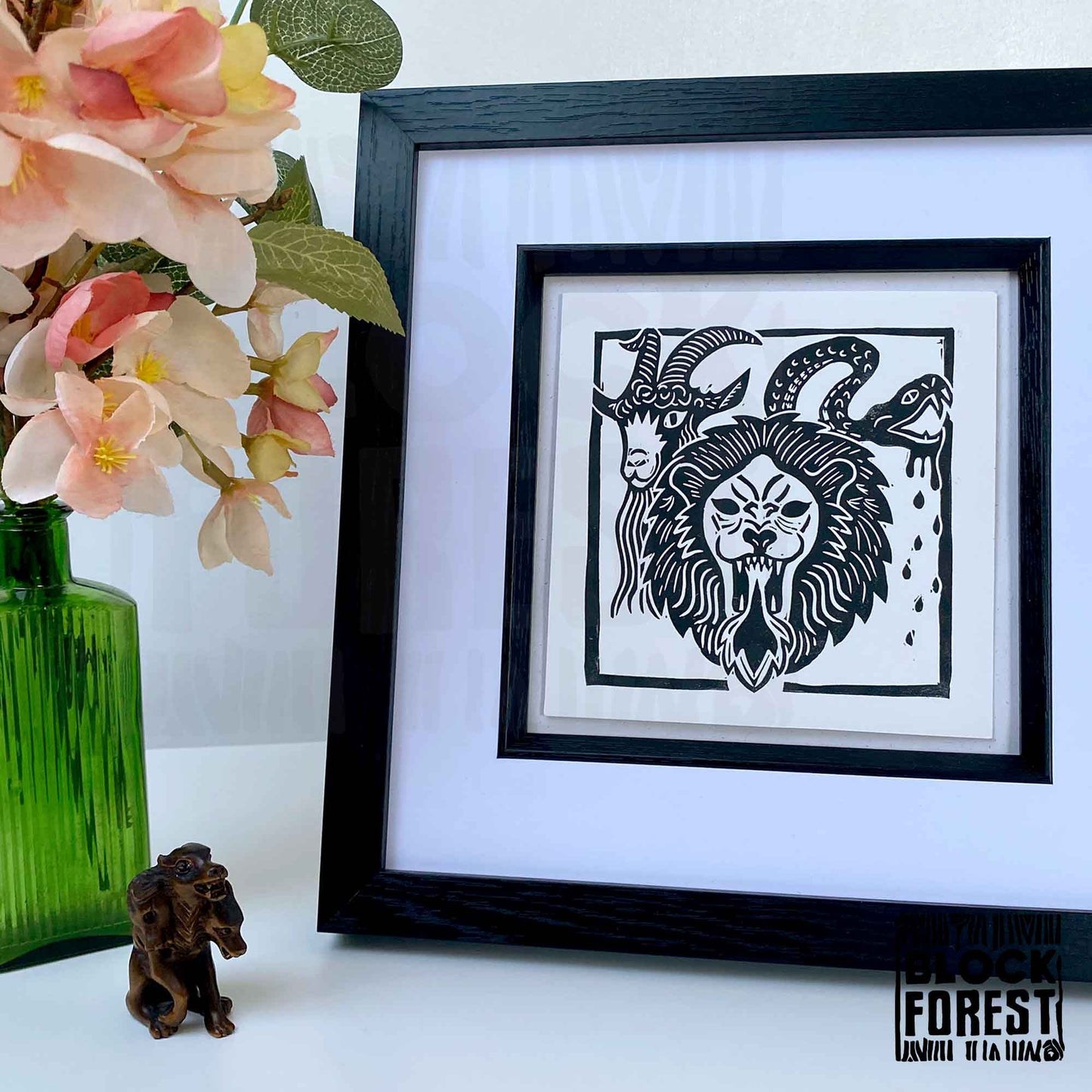 Chimera - Open Edition - Linocut Print