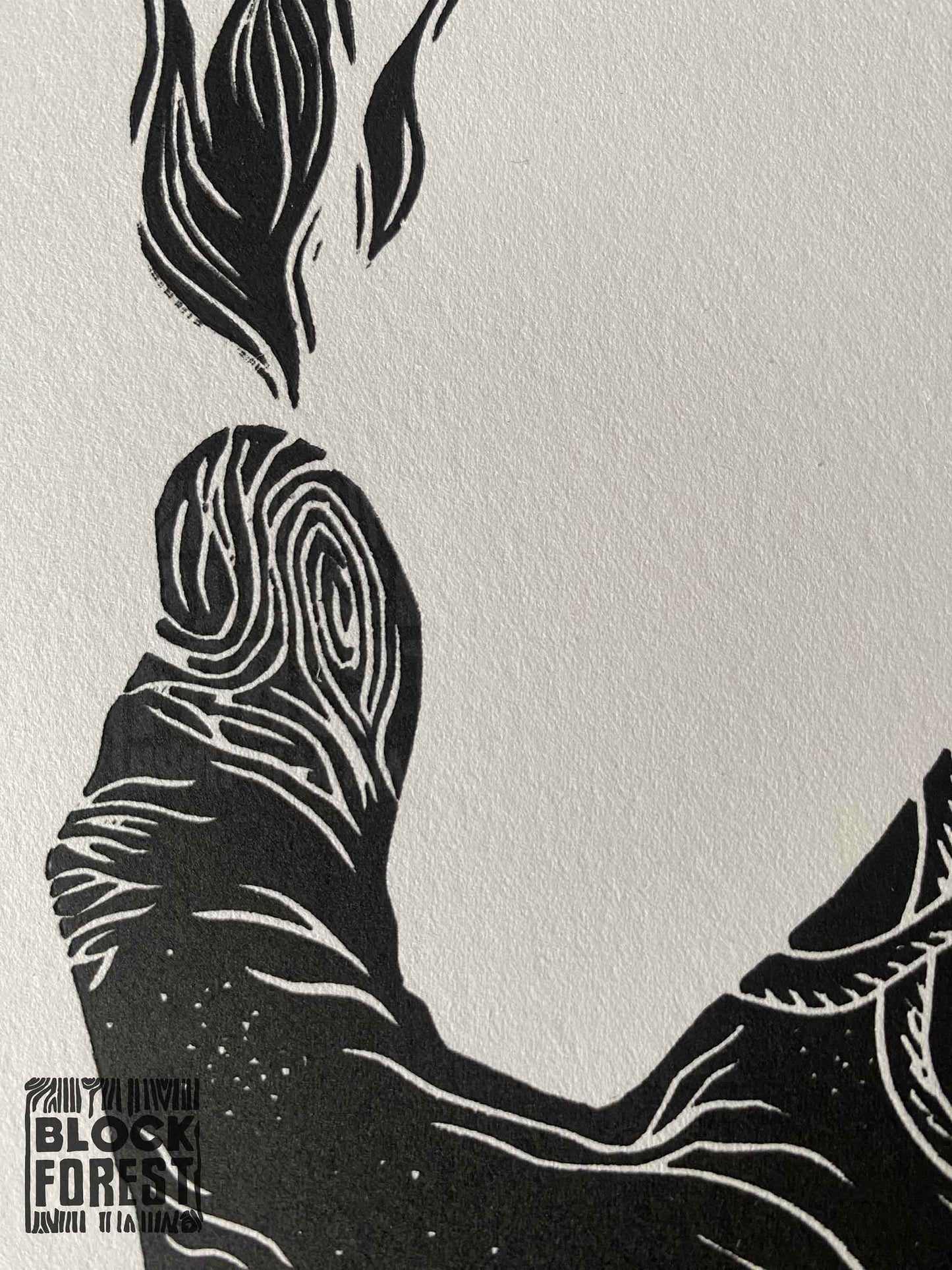 Hand of Glory - Limited Edition - Linocut Print