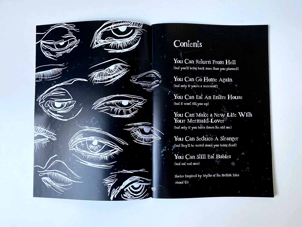Horror Zine In Collaboration with Kirsty Logan