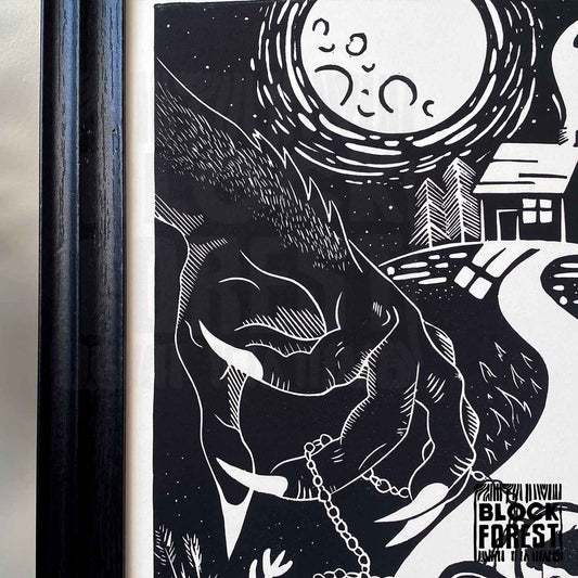 You Can Go Home Again - Limited Edition - Linocut Print