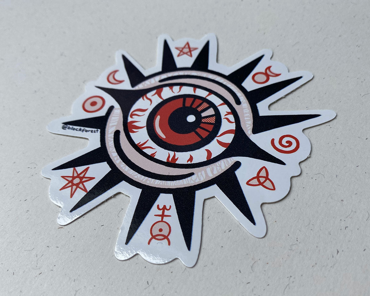 Evil Eye Vinyl Sticker
