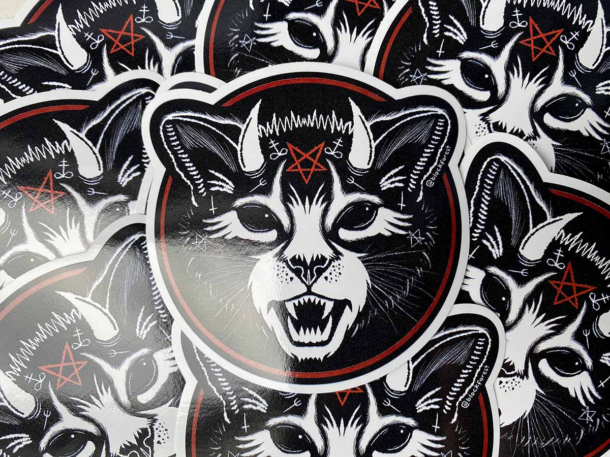 5 Vinyl Sticker Monster Pack #2