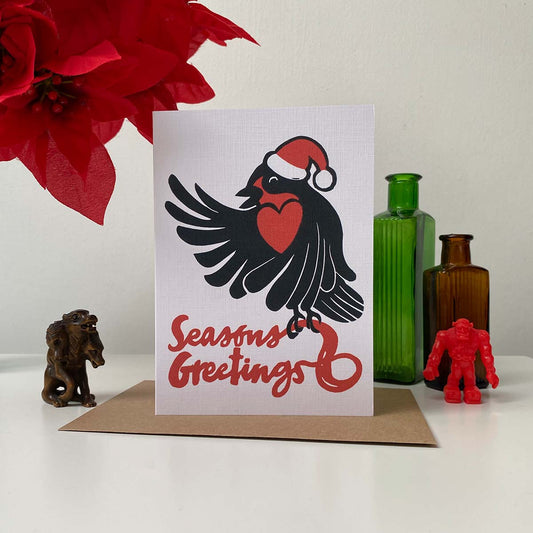 Robins Season Greetings - Reproduction Card