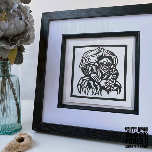 Labyrinth-Linoprint-Artwork