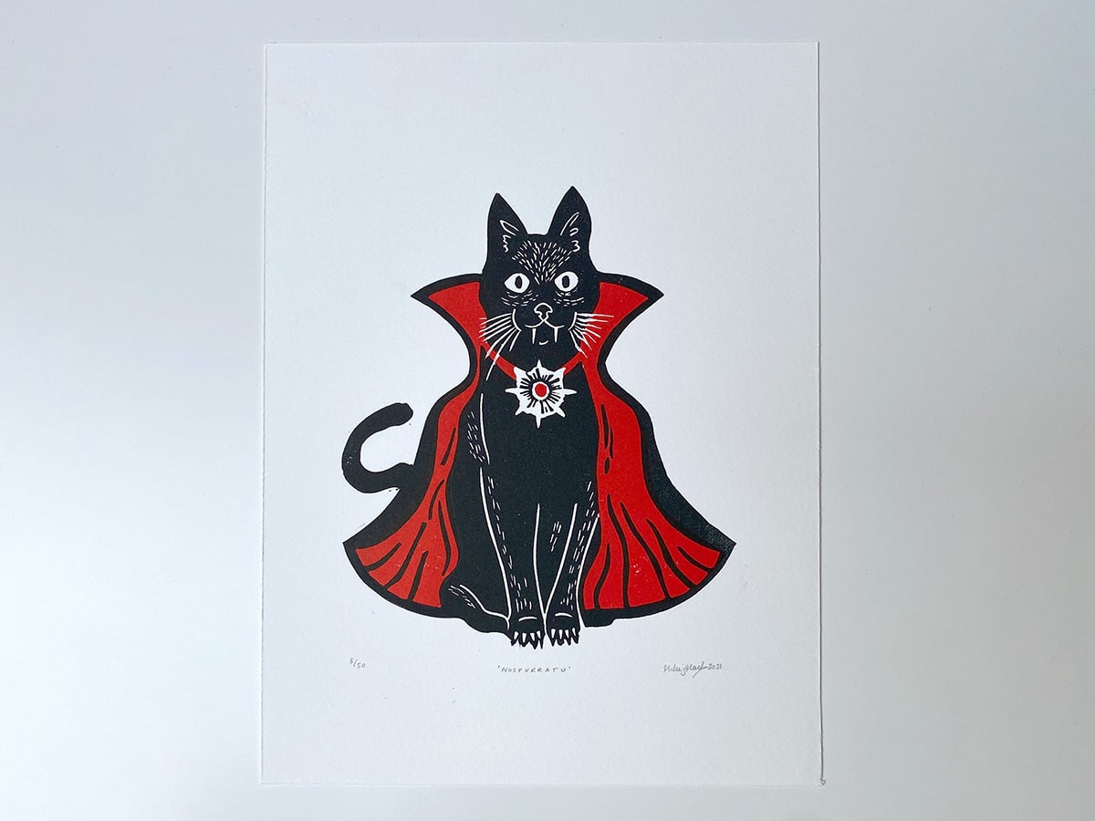 Nospurratu - Limited Edition - Linocut Print