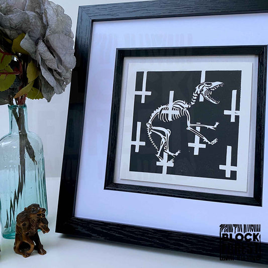 The Omen - Limited Edition - Linocut Print