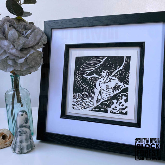 Siren - Open Edition - Linocut Print