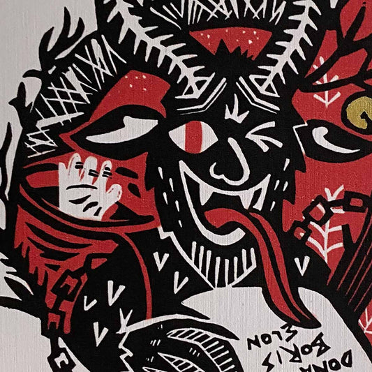 Greetings From Krampus - Reproduction Card