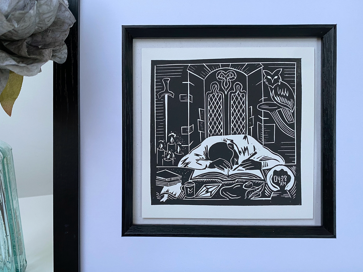 The Wizards Intern - Open Edition - Linocut Print