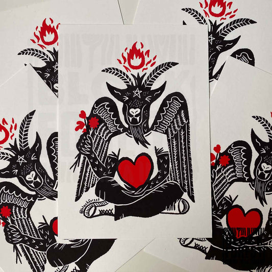 Baphomet Postcard