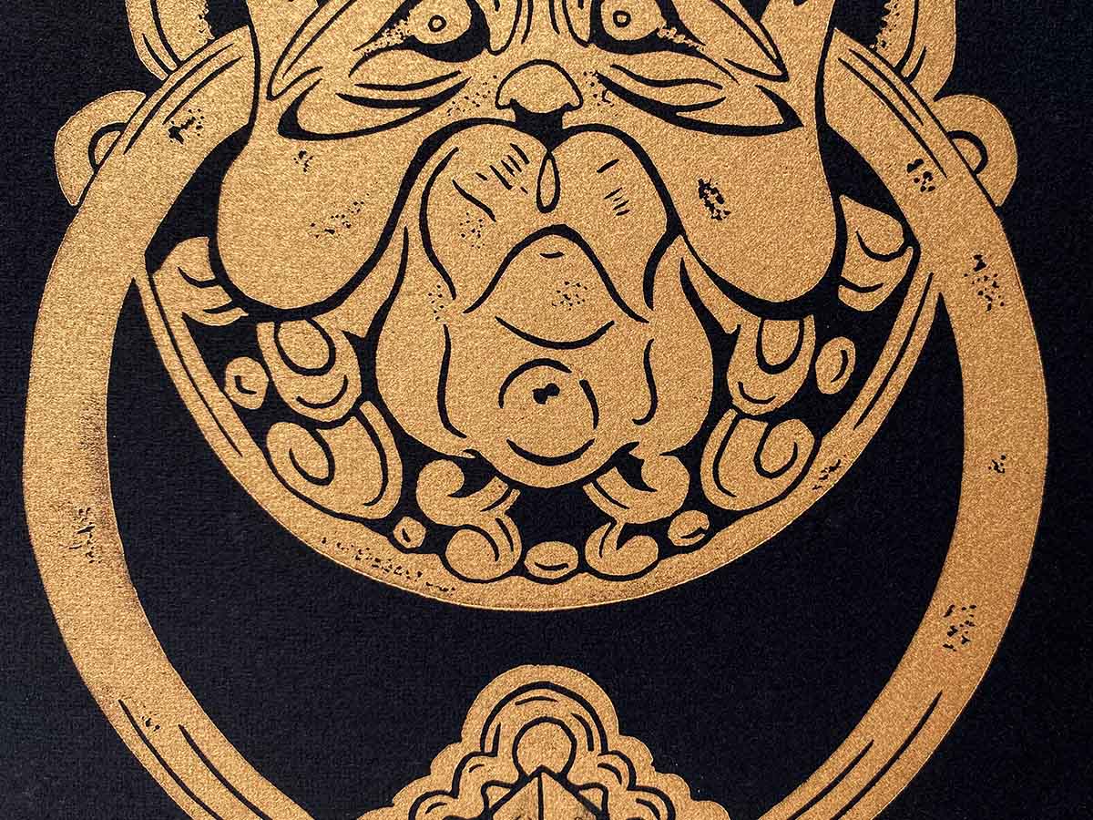 Can't Hear You - Limited Edition - Linocut Print