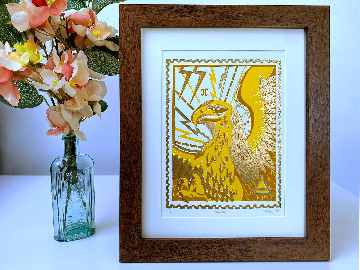 Aetos Dios - Limited Edition - Linocut Print