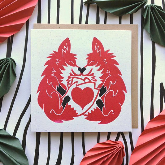 Fox Love - Greetings Card