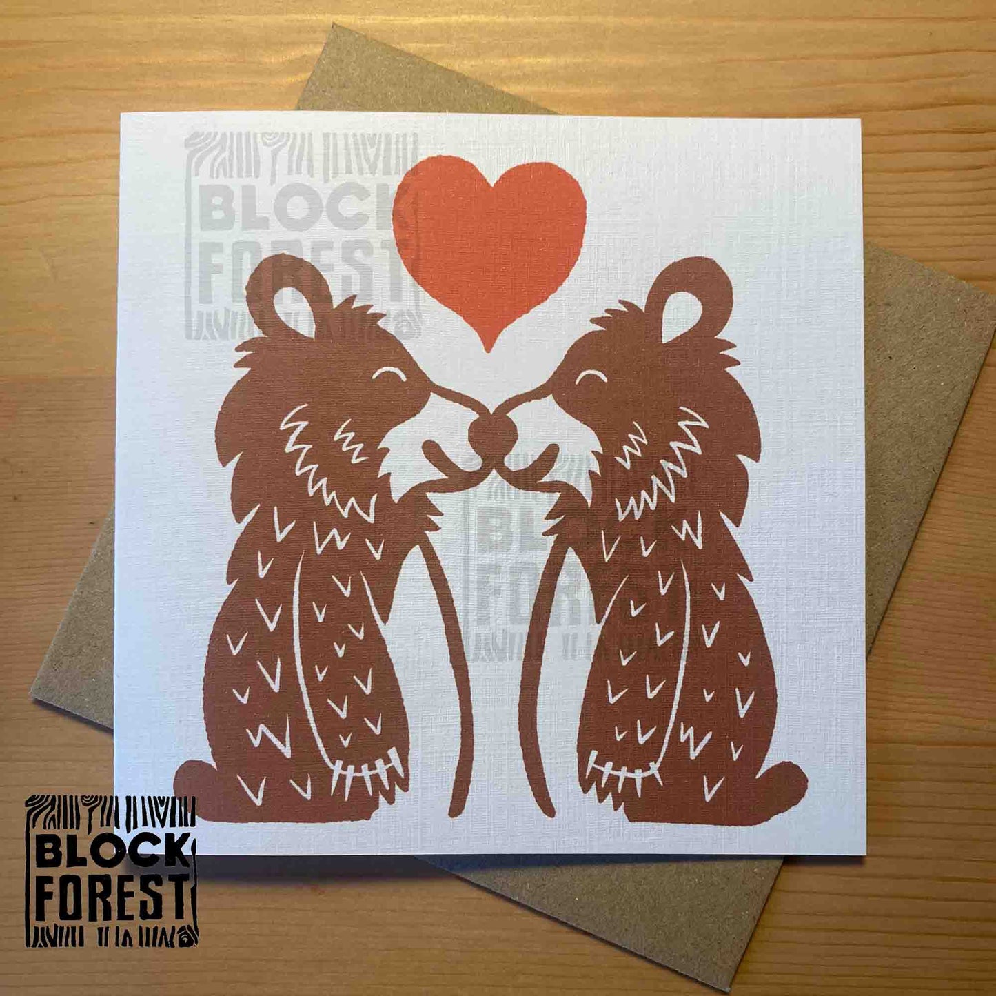 Bear Love - Greetings Card