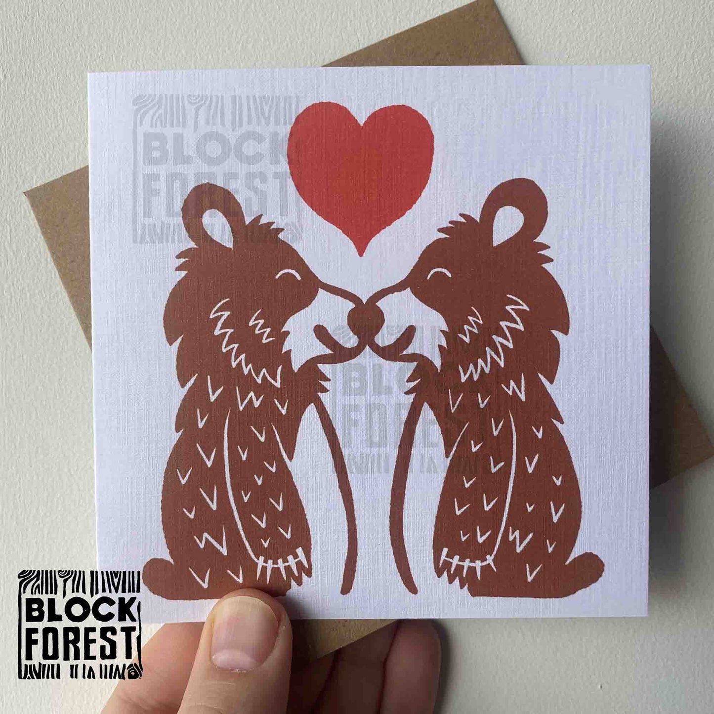 Bear Love - Greetings Card