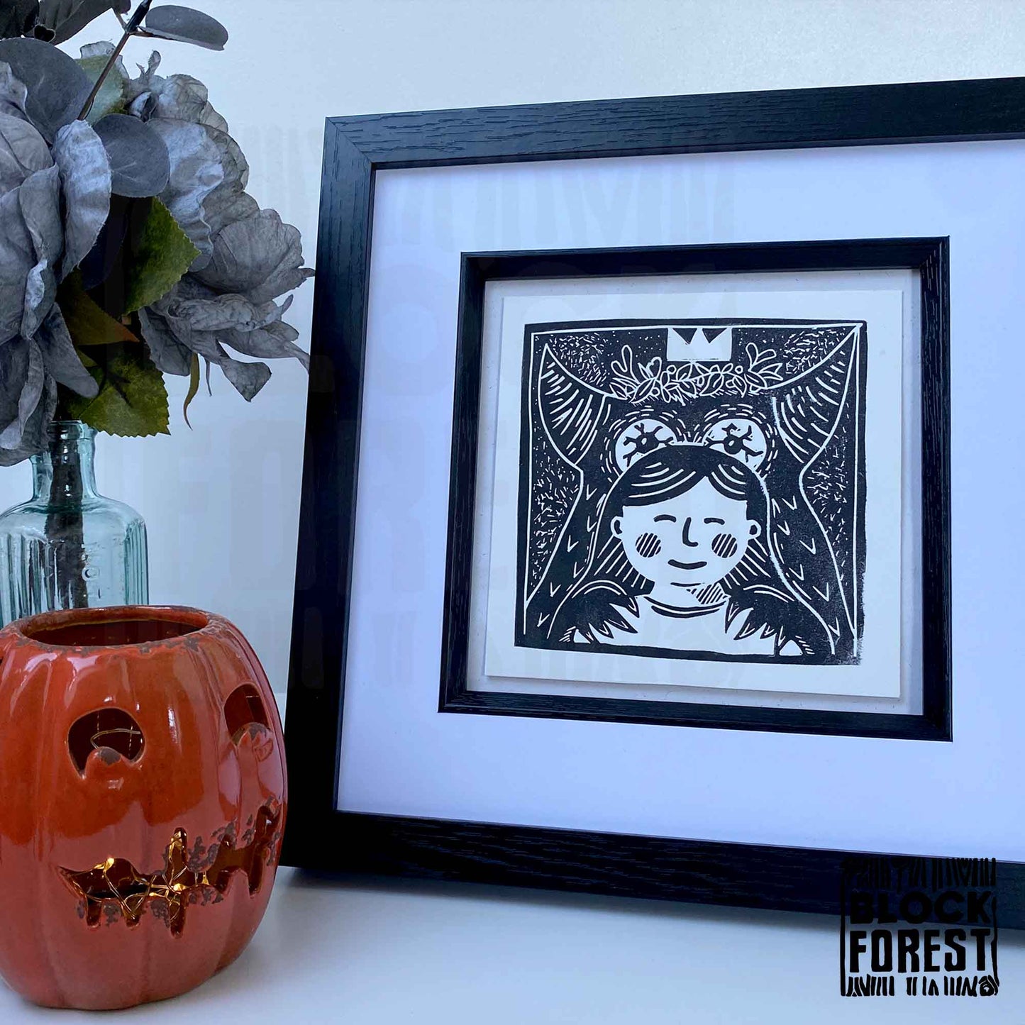 The Changeling - Open Edition - Linocut Print