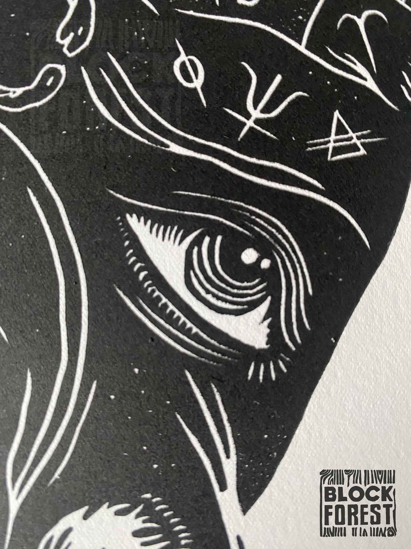 Hand of Glory - Limited Edition - Linocut Print