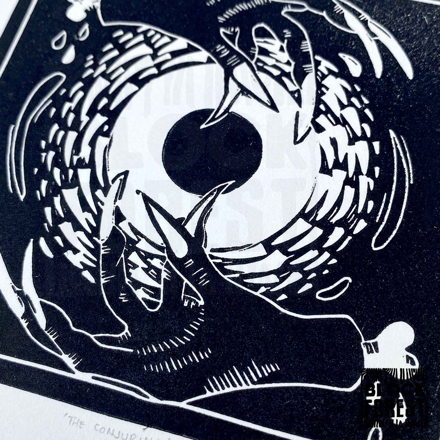 The Conjuring - Open Edition - Linocut Print