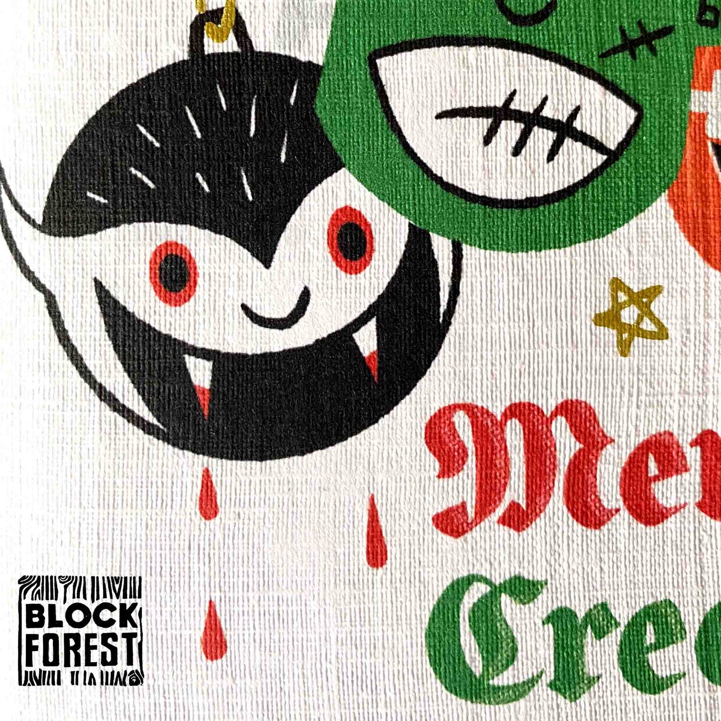 Creepmas Baubles - Festive Xmas Christmas Holiday Card