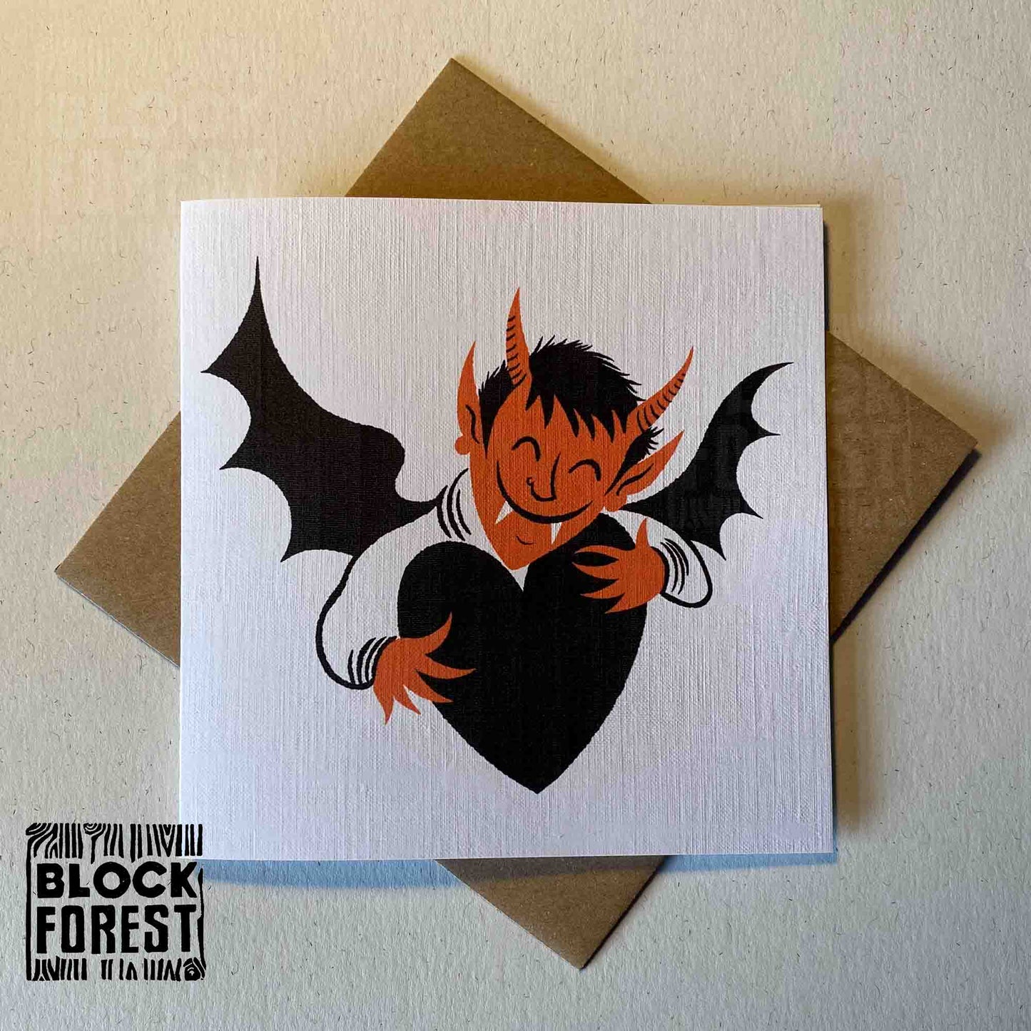 Devil Heart Card