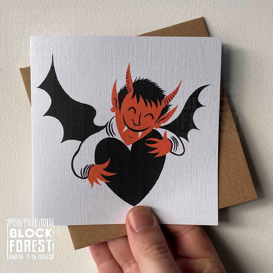 Devil Heart Card