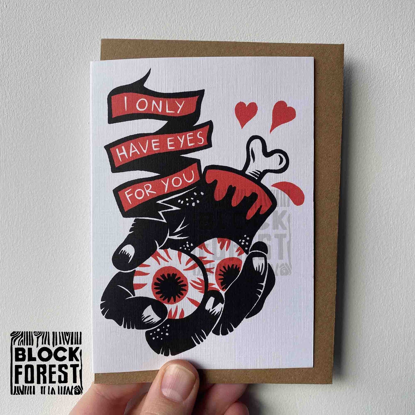 I Only Have Eyes For You - Greetings Card