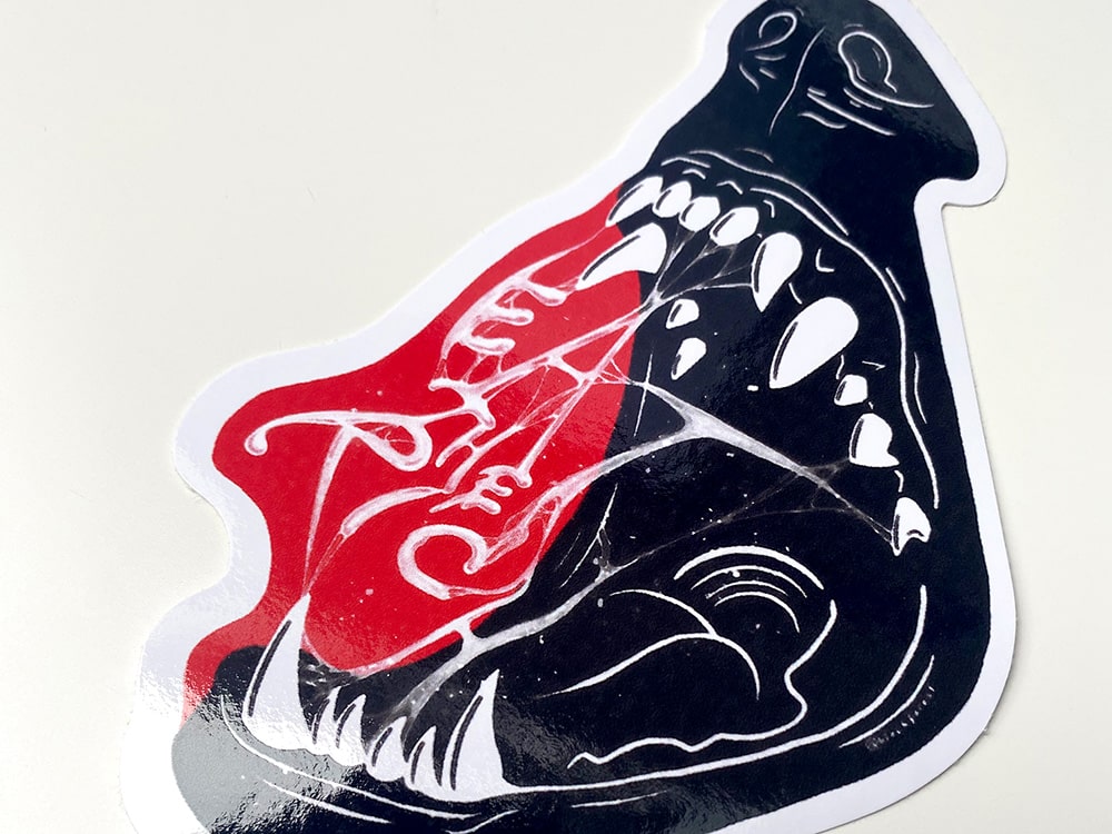 Eat The Rich Vinyl Sticker