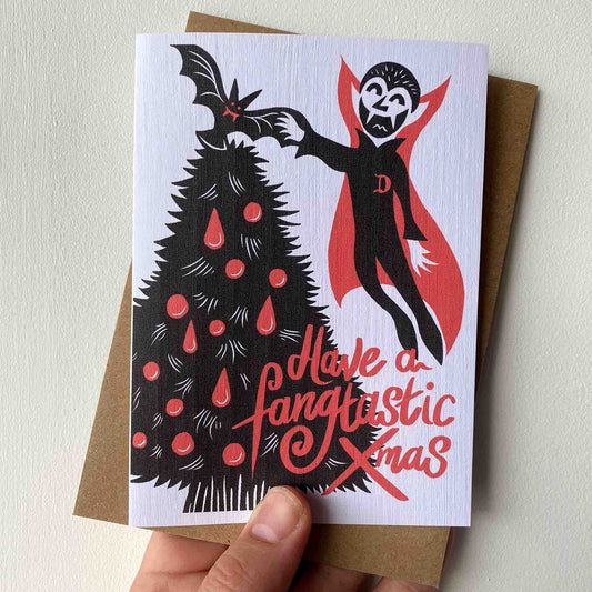 Fangtastic Xmas - Festive Greetings Card
