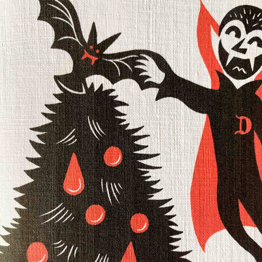 Fangtastic Xmas - Festive Greetings Card