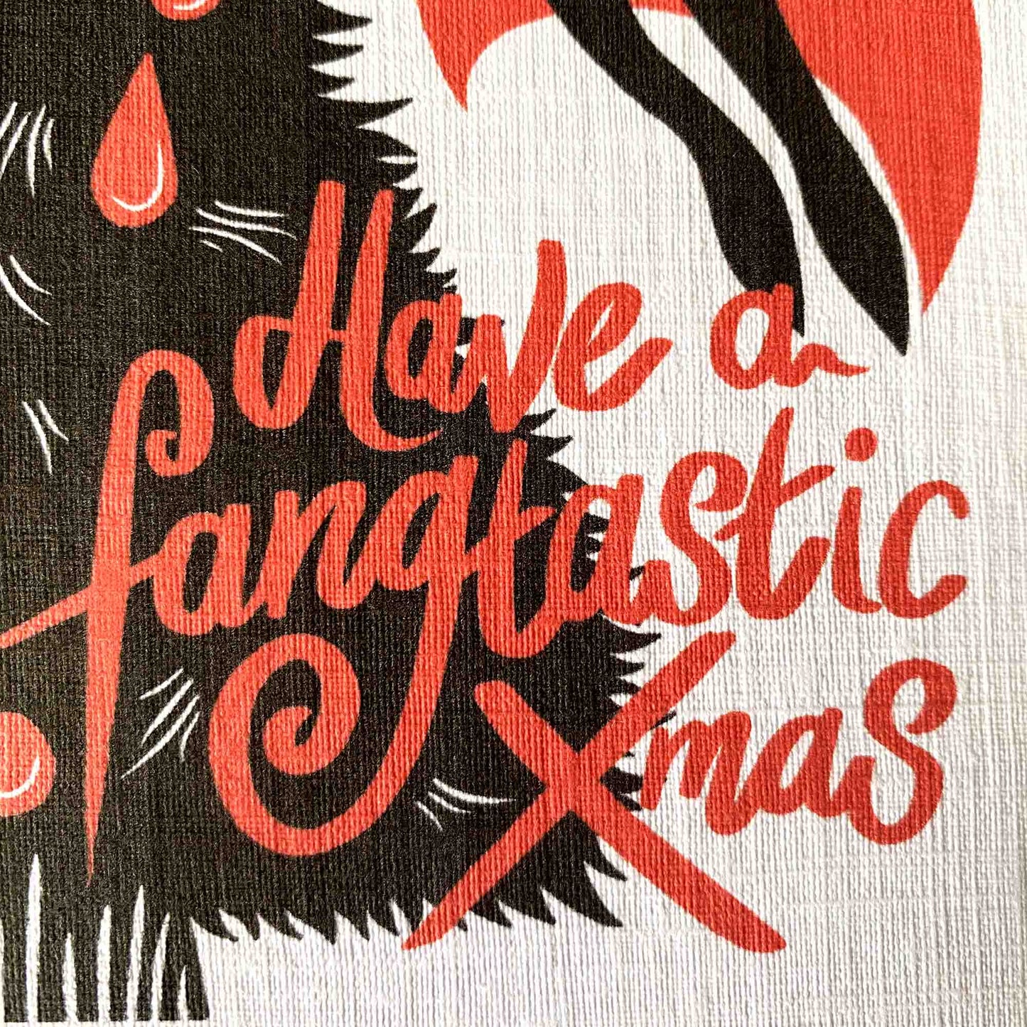 Fangtastic Xmas - Festive Greetings Card