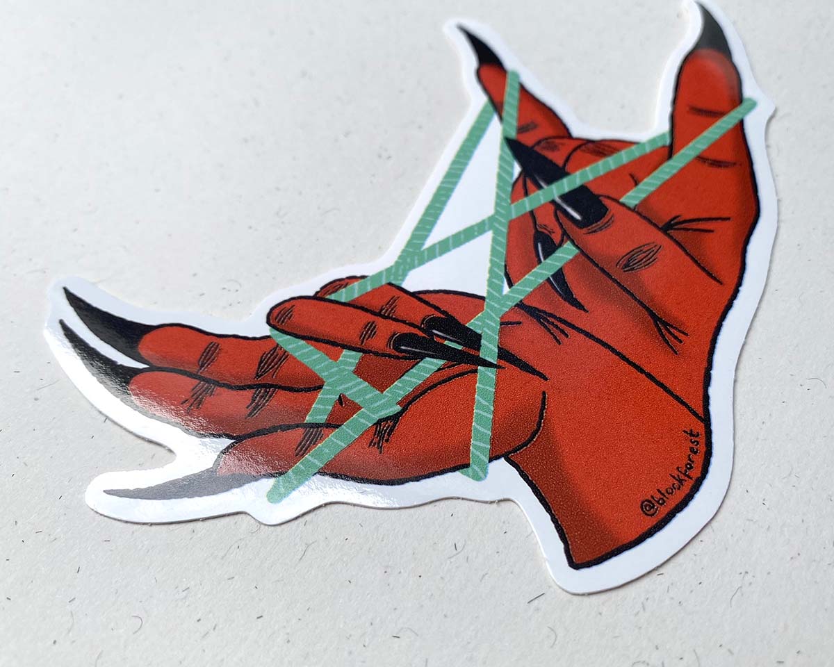Devils Cradle Vinyl Sticker