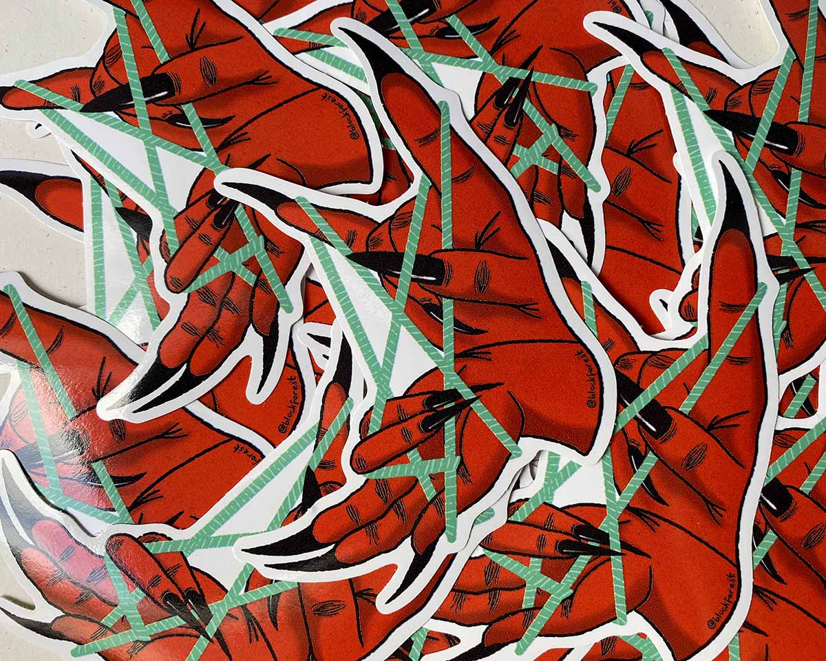 Devils Cradle Vinyl Sticker