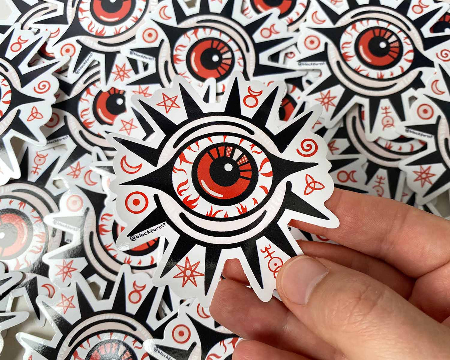 Evil Eye Vinyl Sticker