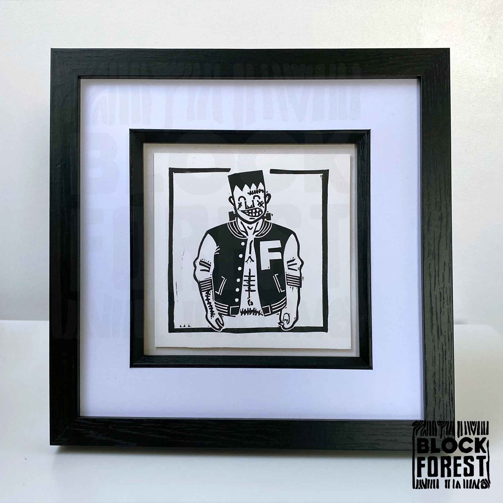 Jock-Frankenstein-Linocut