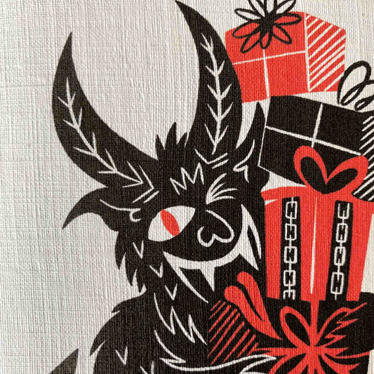Krampus Presents - Festive Greetings Card