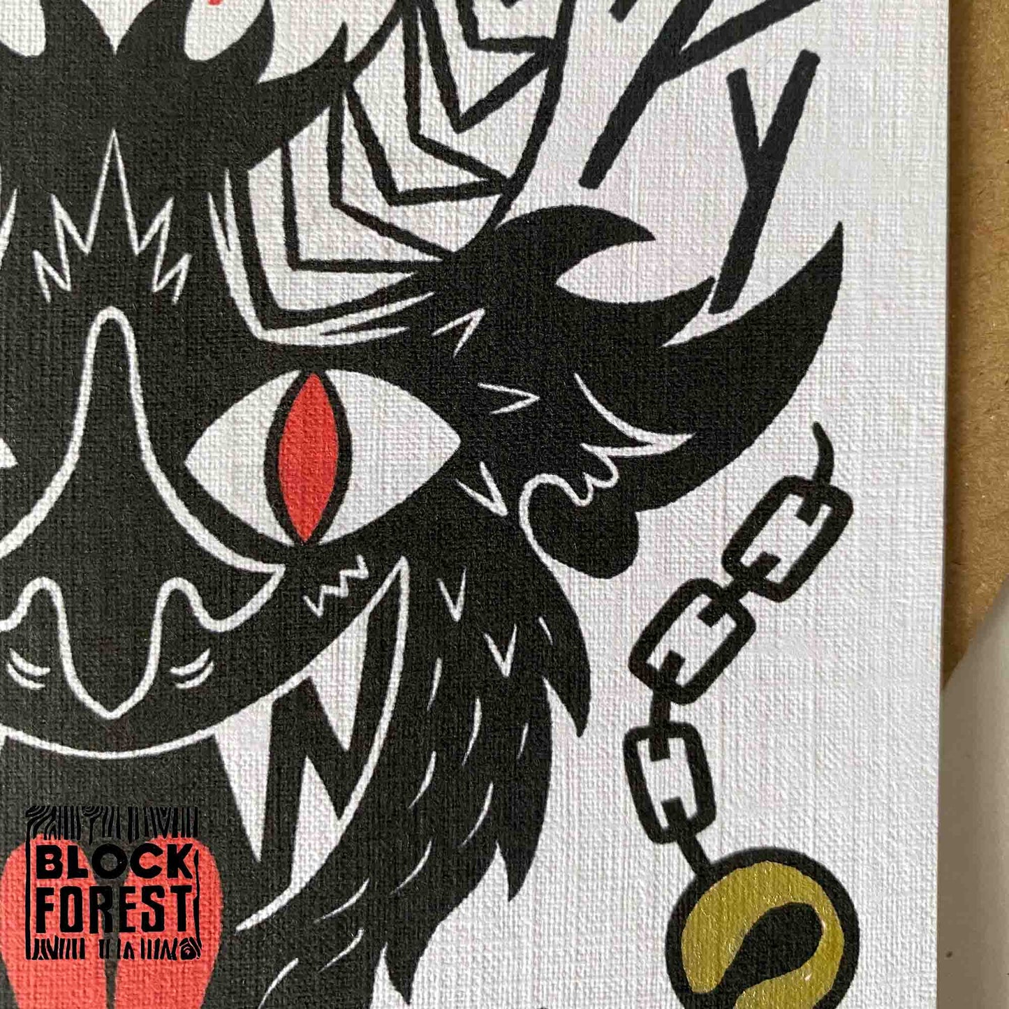 Greetings From Krampus Festive Xmas Card