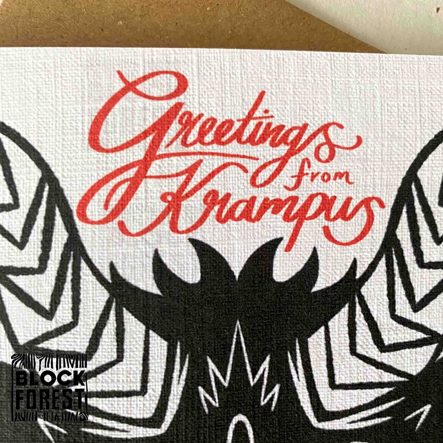 Greetings From Krampus Festive Xmas Card