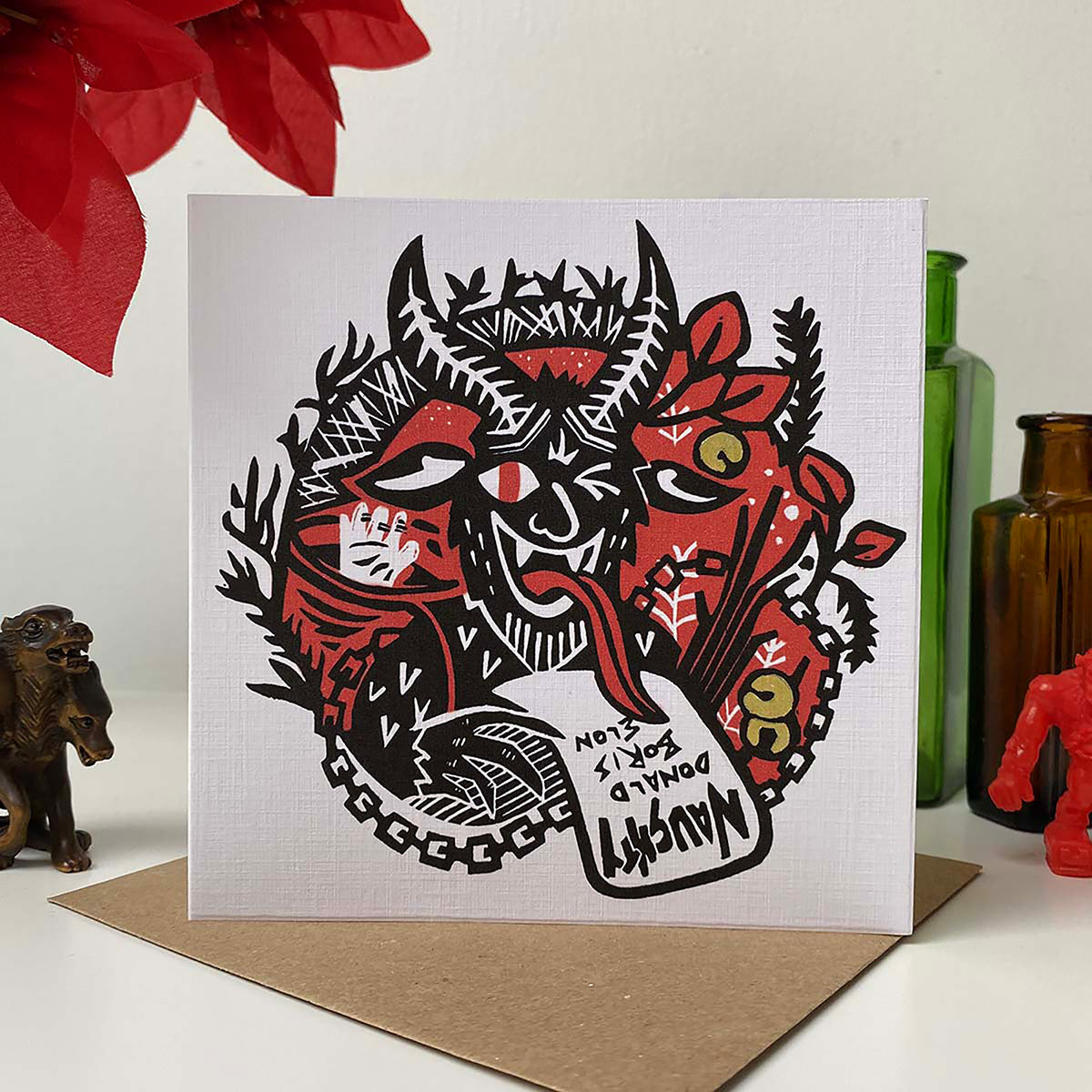 Greetings From Krampus - Reproduction Card