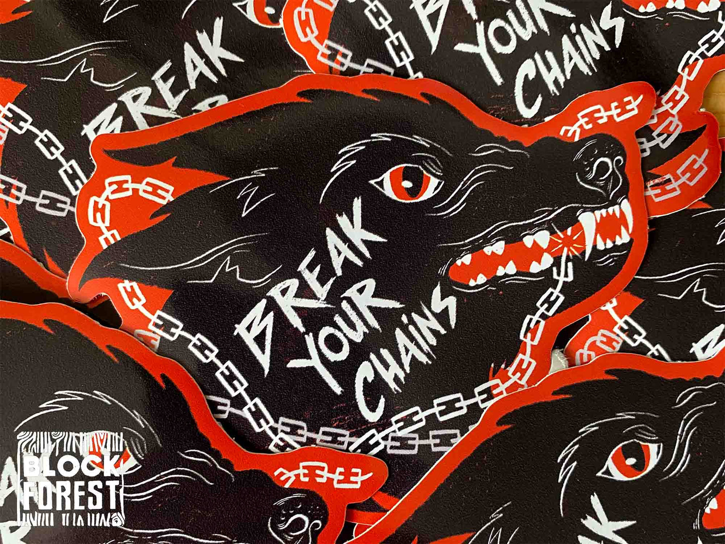 Break Your Chains Vinyl Sticker