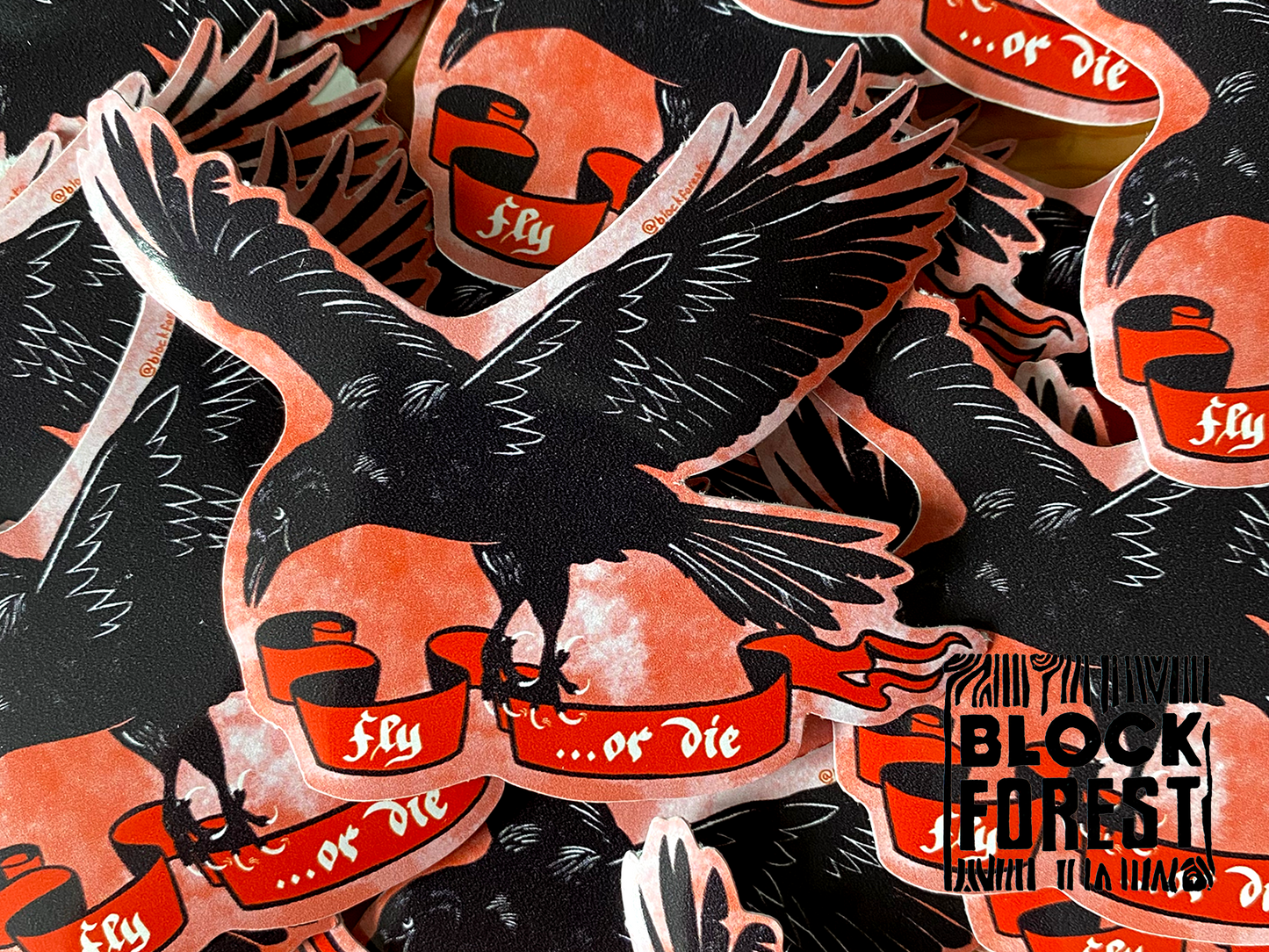 Fly or Die Vinyl Sticker