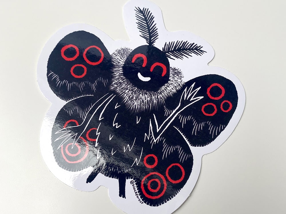 Mothman Vinyl Sticker