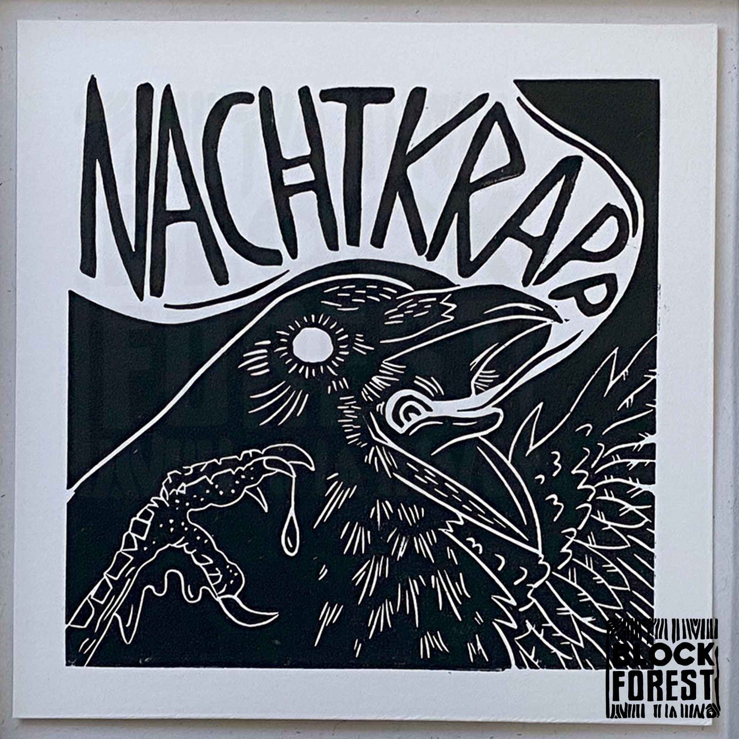 Nacktkrapp - Open Edition - Linocut Print