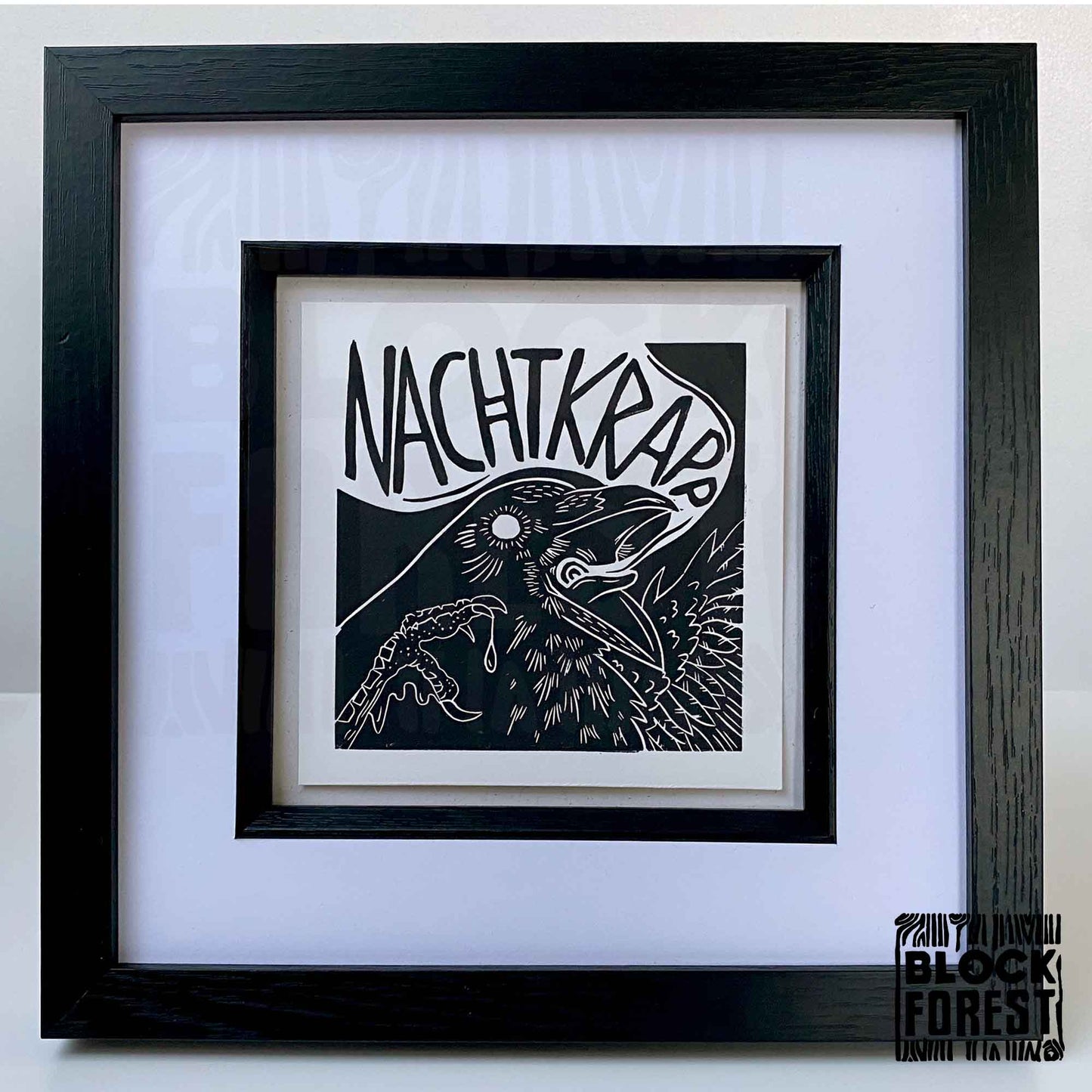 Nacktkrapp - Open Edition - Linocut Print